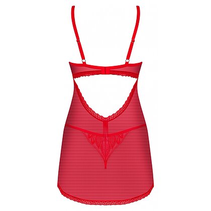 Babydoll Obsessive Chilisa Rosu XS-S
