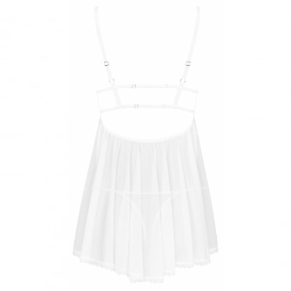 Babydoll Obsessive Heavenlly Alb XS-S