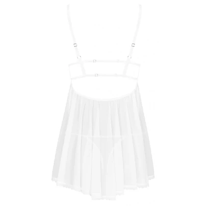 Babydoll Obsessive Heavenlly Alb XL-2XL