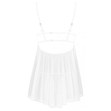 Babydoll Obsessive Heavenlly Alb XS-S