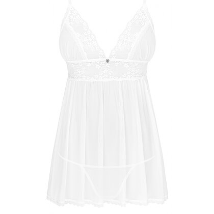 Babydoll Obsessive Heavenlly Alb XS-S