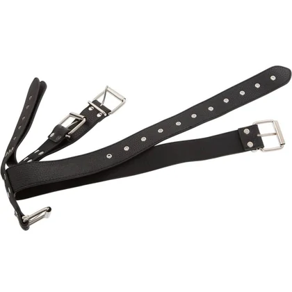 Bad Kitty Set Guler + Cătușe Reglabile Mâini Talie Negru