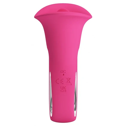 Clyde Limbă Vibratoare 12 Funcții, Reîncărcabil USB Roz