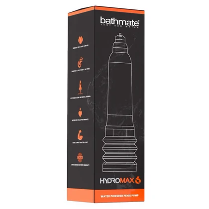 Bathmate Hydromax6 – Pompă Hidro Discretă, Până La 6 Inch Transparent