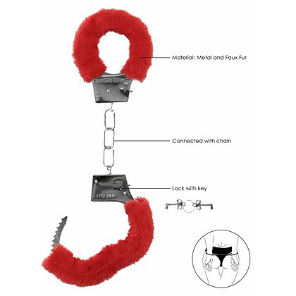 Beginners Handcuffs Furry Rosu