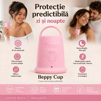 Beppy Asha – cupă Menstruală Flexibilă, sigură