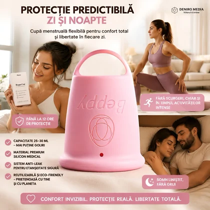 Beppy Asha – cupă Menstruală Flexibilă, sigură