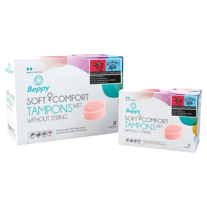 Beppy Soft Comfort Wet Tampon Intern Invizibil, 2 buc