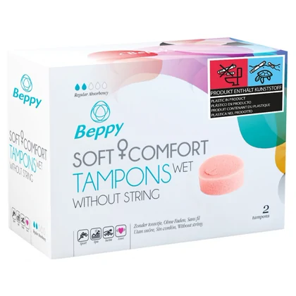 Beppy Soft Comfort Wet Tampon Intern Invizibil, 2 buc
