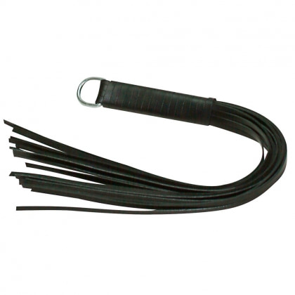Bici Leather Flogger Negru
