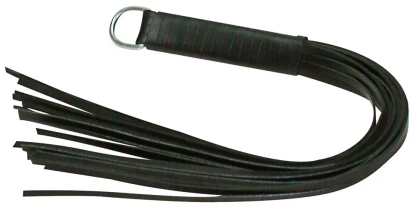 Bici Leather Flogger Negru