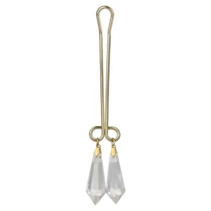 Bijuterie Clitoridiană Cleopatra Crystal Alb