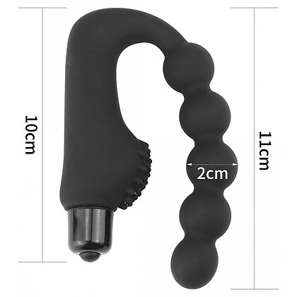 Bile Anale Cu Vibrator Indulgence Collection Power Negru