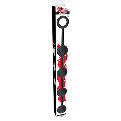 Bile Anale Grele XL Negru – Hidden Desire Premium