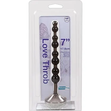 Bile Anale Love Throb 18cm Negru
