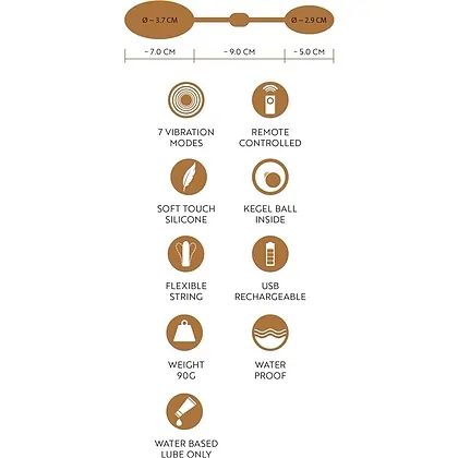 Bile Vibratoare GoGasm Vaginale Și Anale Mov