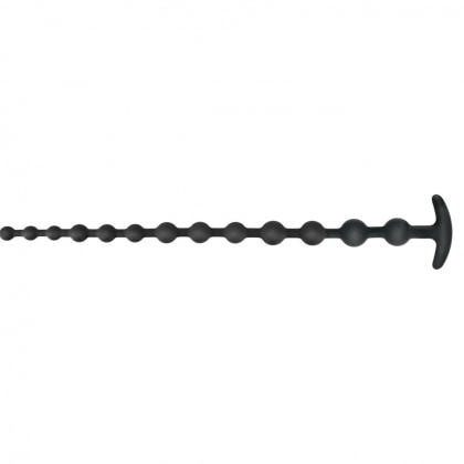 Black Velvets Anal Beads Negru