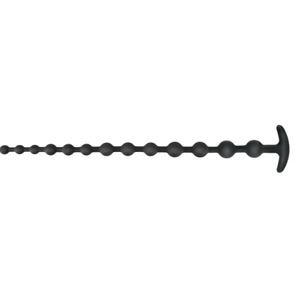 Black Velvets Anal Beads Negru