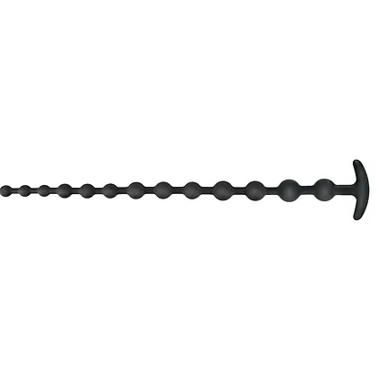 Black Velvets Anal Beads Negru