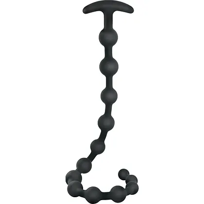 Black Velvets Anal Beads Negru