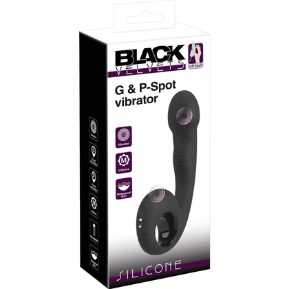 Black Velvets G P Spot Vibrator 10 Moduri Reîncărcabil Negru