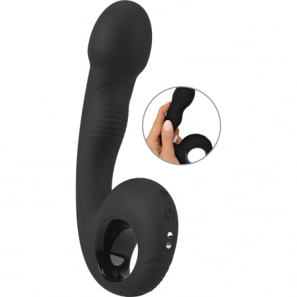 Black Velvets G P Spot Vibrator 10 Moduri Reîncărcabil Negru
