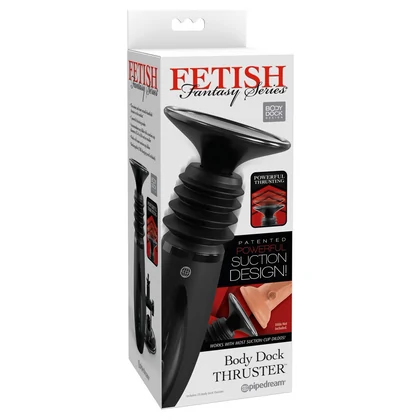 Body Dock Thruster Fetish Fantasy 7 viteze reîncărcabil Negru