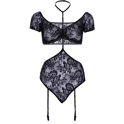 Body Leg Avenue Bandeau Top Negru S-M