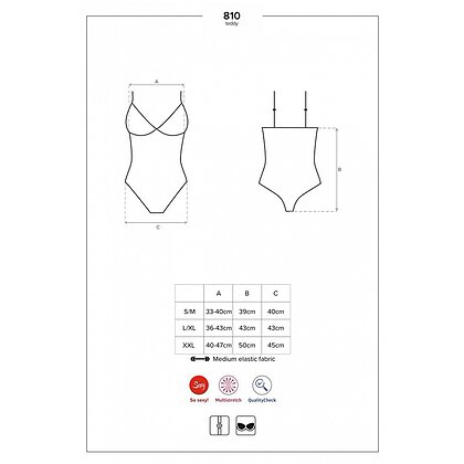 Body Obsessive 810-TED Negru S-M