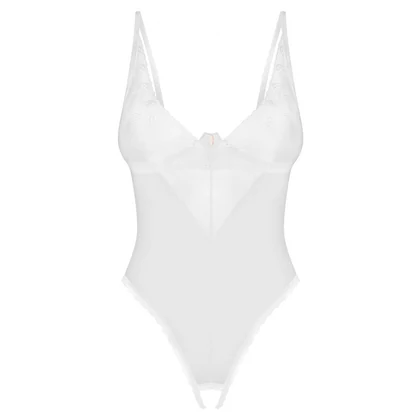 Body Obsessive Alissium Decupat Alb XS-S