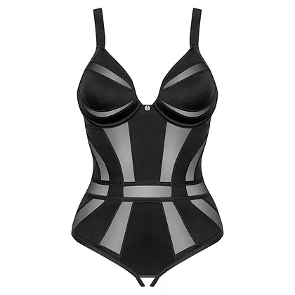 Body Obsessive Chic Amoria Decupat Negru XS-S