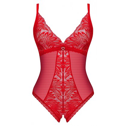 Body Obsessive Chilisa Decupat Roșu XS-S