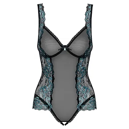 Body Obsessive Dantelă Negru L-XL