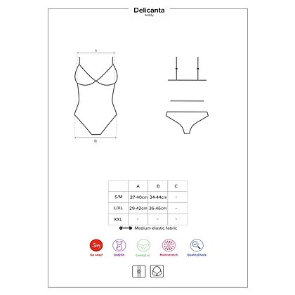 Body Obsessive Delicanta Verde S-M