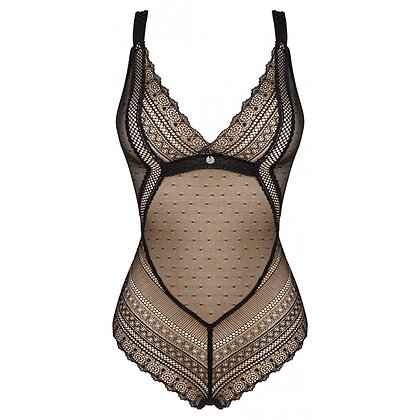 Body Obsessive Estiqua Negru XS-S