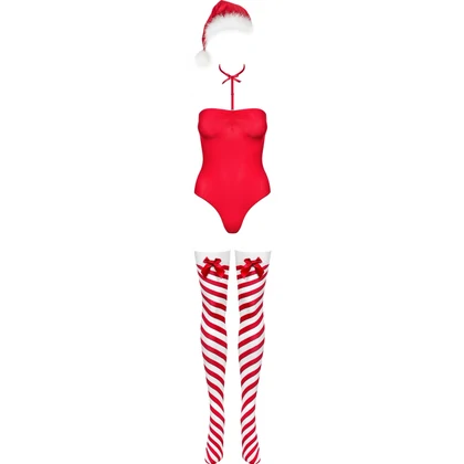 Body Obsessive Kissmas Roșu XS-S