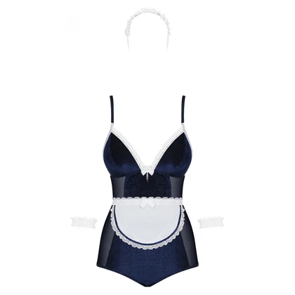 Body Obsessive Maid Albastru S-M