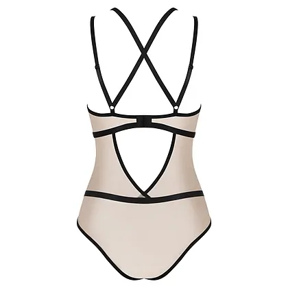 Body Obsessive Nudelia Noir Bej L-XL