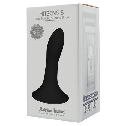 Bonnie Rotten Hitsens 5 – Dildo Flexibil cu Ventuză, 12.9 cm Negru