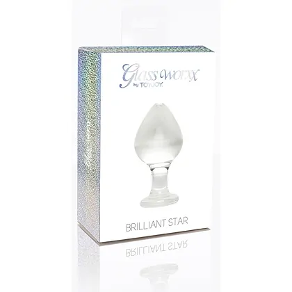 Brilliant Star – Plug Anal Din Sticlă TOYJOY 9x4cm