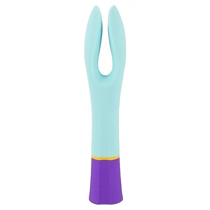 Bunt Double Vibrator Dublu 10 Moduri Reîncărcabil Albastru