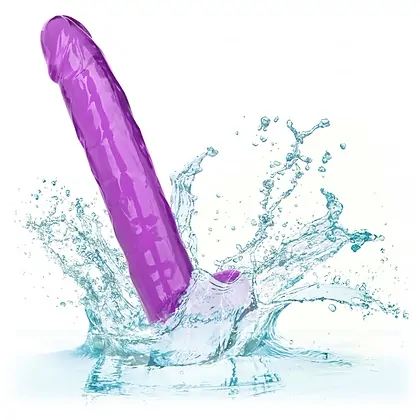 CalExotics size Queen 30,5 cm – Realist cu Ventuză Mov