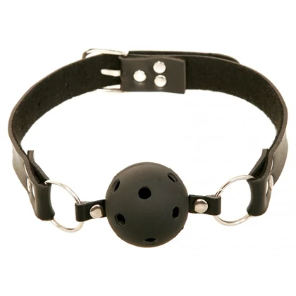 Căluș Sexual Breathable Ball Negru