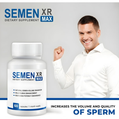 Capsule SemenXR Max Volum Spermă și Fertilitate 60buc