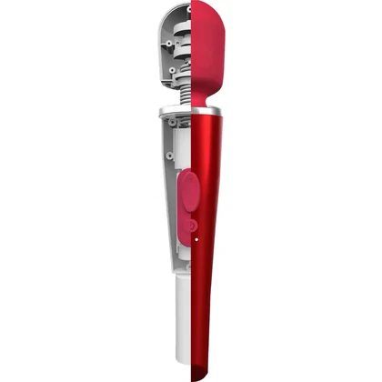 Caresse Pro Wand 8000rpm - 5 Moduri, IPX7, 120 Min Roșu