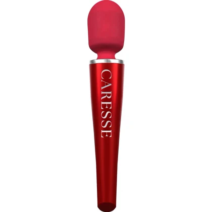 Caresse Pro Wand 8000rpm - 5 Moduri, IPX7, 120 Min Roșu