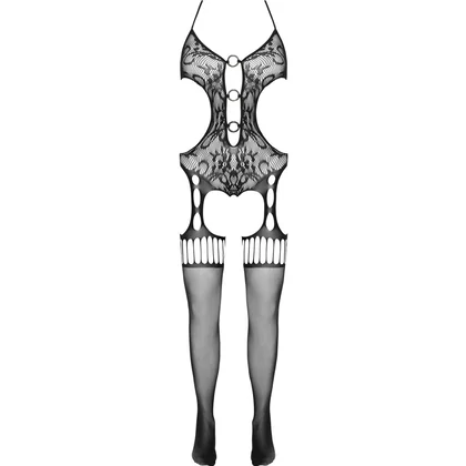 Catsuit Cottelli Collection Fantasy Negru S-L