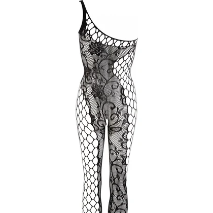 Catsuit Decupat Inghinal No:Xqse Negru S-L