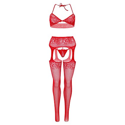 Catsuit Leg Avenue Celeste Roșu XS-L