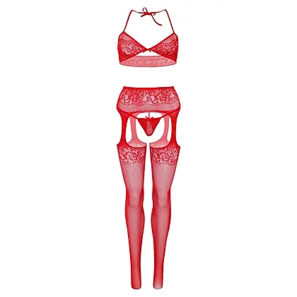 Catsuit Leg Avenue Celeste Roșu XS-L